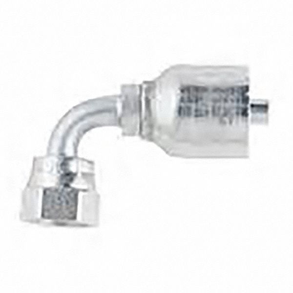 RACCORDS DE TUYAUX HYDRAULIQUES SERTIS, ORFS X TUYAU, 90 DEGREES, POUR DIAMÈTRE INTÉRIEUR 1 1/4 PO, 4 000 LB/PO2 À 70 F