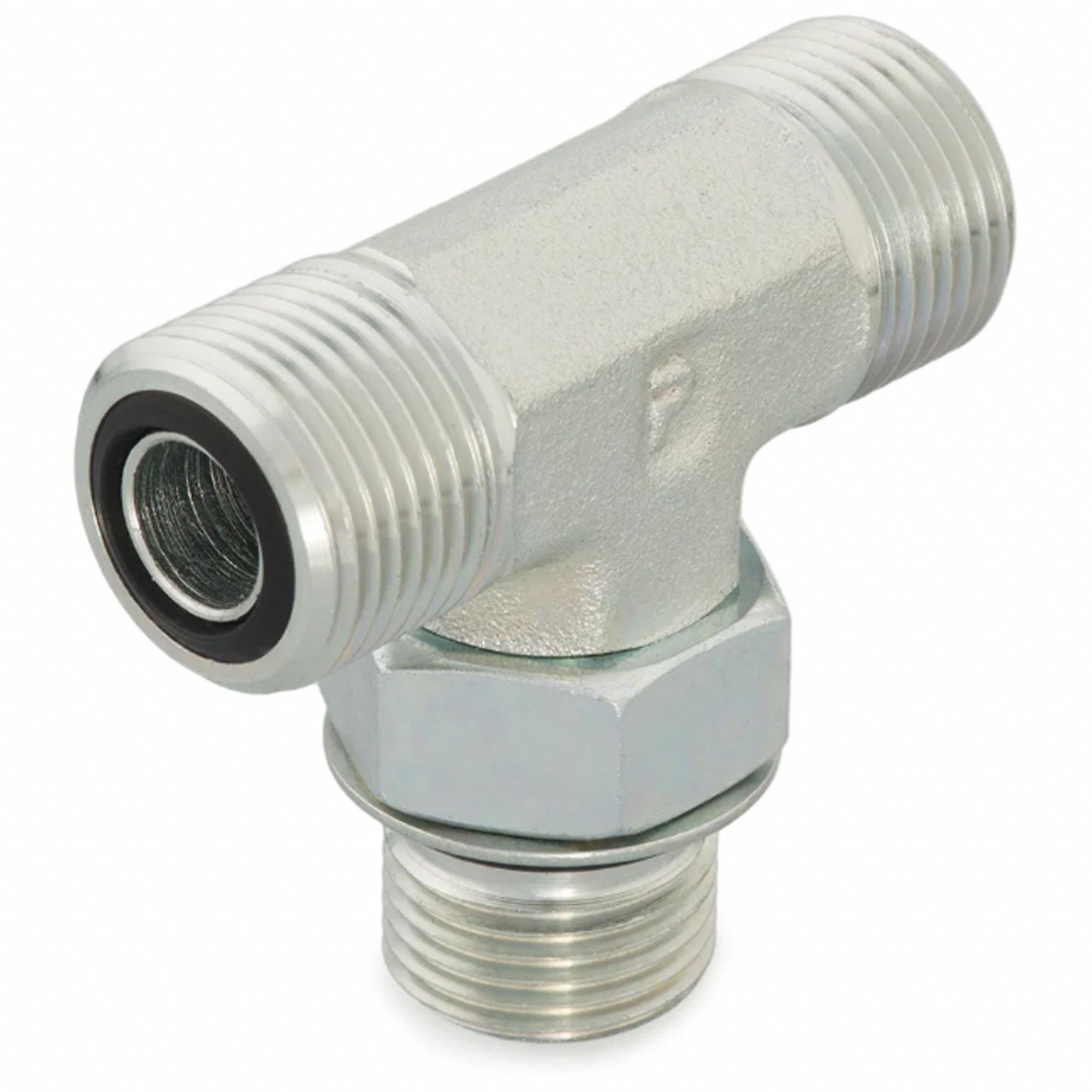 SEAL-LOK O-RING FACE SEAL TUBE FITTING/ADAPTER, STEEL, TOUGHSHIELD PLUS, TEE, 2.69 IN L, 9,200 PSI, 12 MM OD
