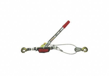 DYNALINE CABLE PULLER 2 TON 5 16 IN HOOK 9 2 5 FTX7 32 IN 8000