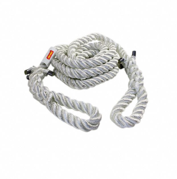 DYNALINE TOW ROPE,2-3/8 IN X 30 FT,HEAVY DUTY - Ropes - DYL12208