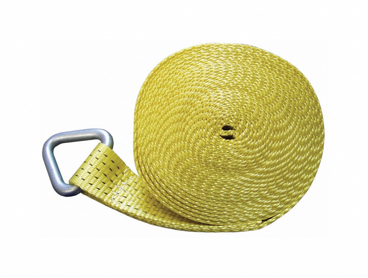 WINCH STRAP,4 IN X 4 FT,D RING