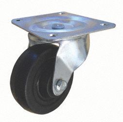 SWIVEL CASTER,3 IN,ZINC