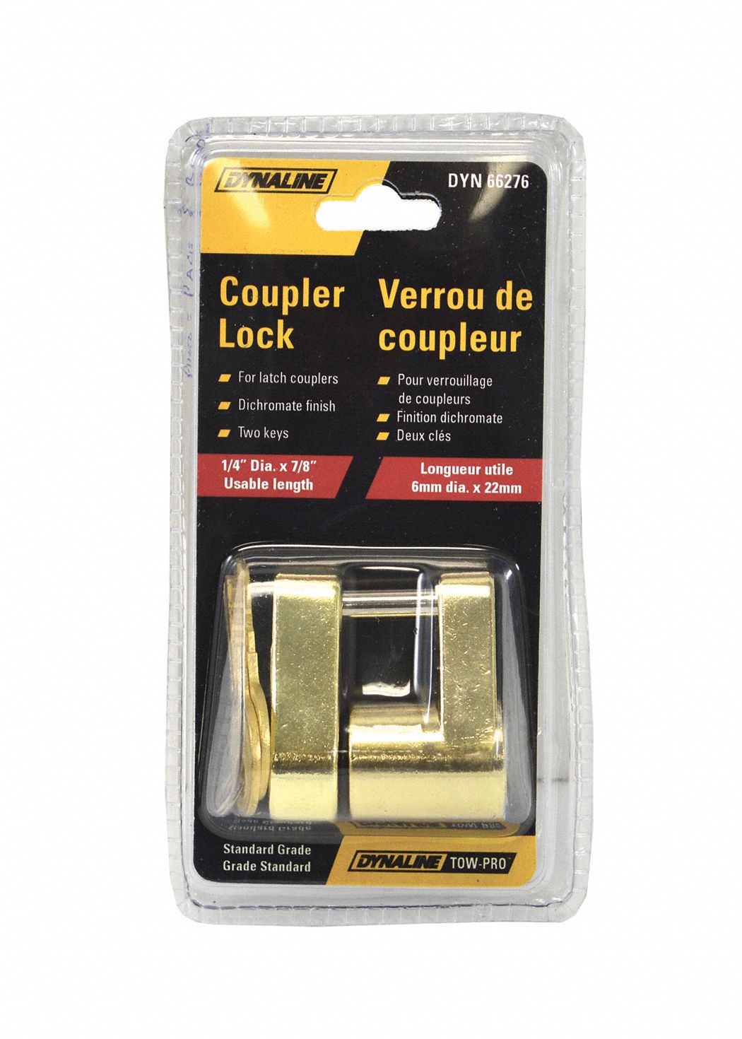 COUPLER LOCK,YELLOW DICHROMATE