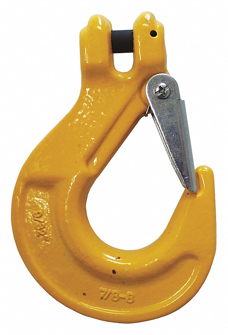 HOOK, 7 5/8 IN L, ALLOY STEEL, 5.3 TON LOAD LIMIT