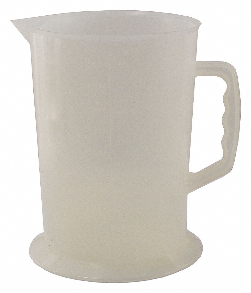 MEASURING CONTAINER,7 IN H,WHITE