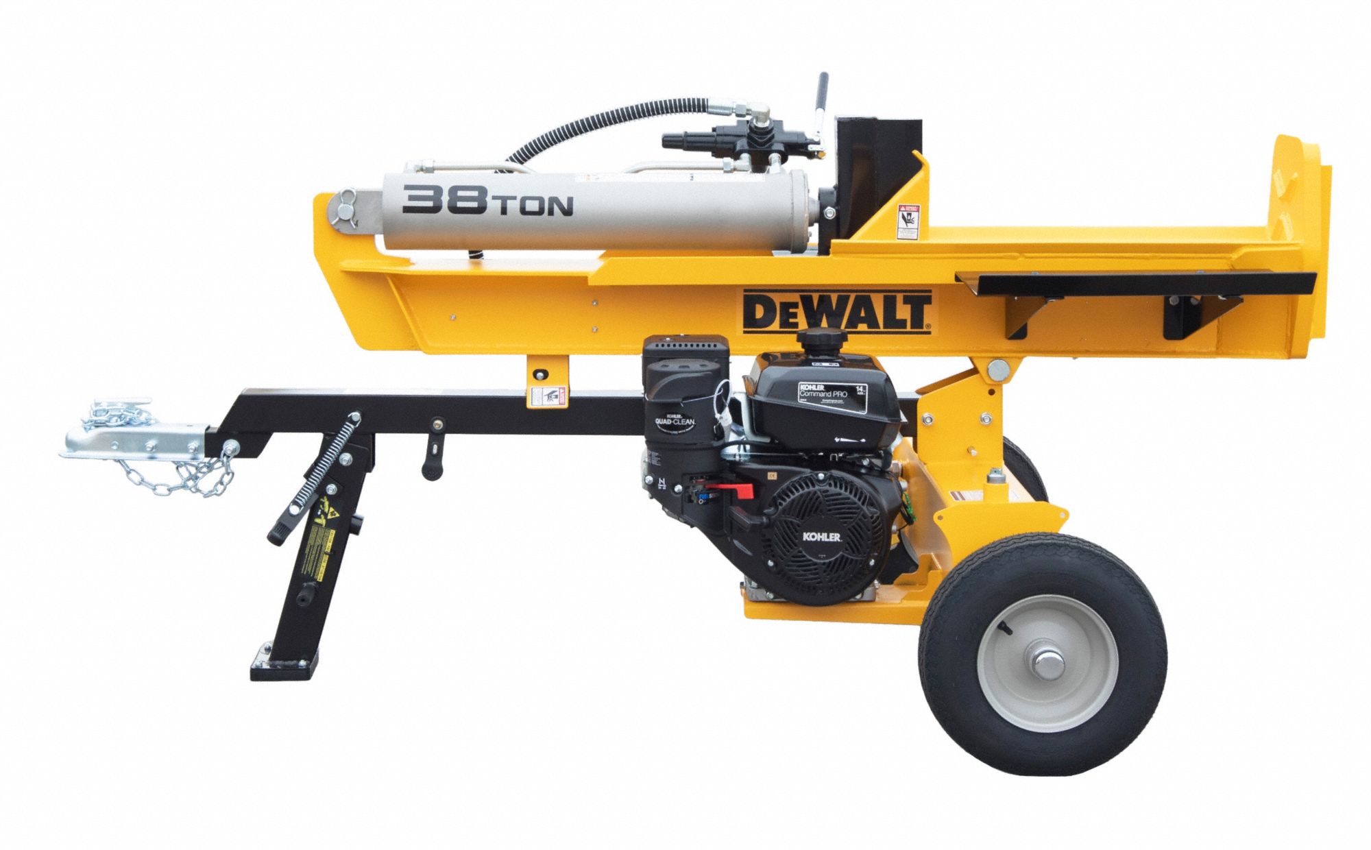 Log Splitter: 38 ton Splitting Force, 429 cc Engine Displacement, Kohler Engine