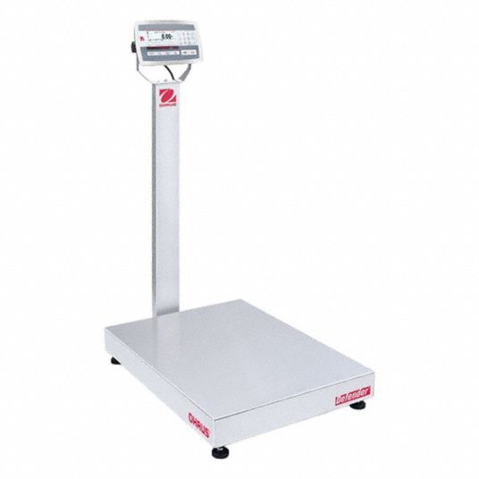OHAUS, 23 5/8 in x 31 1/2 in, IP67/IP68, Industrial Bench Scale ...