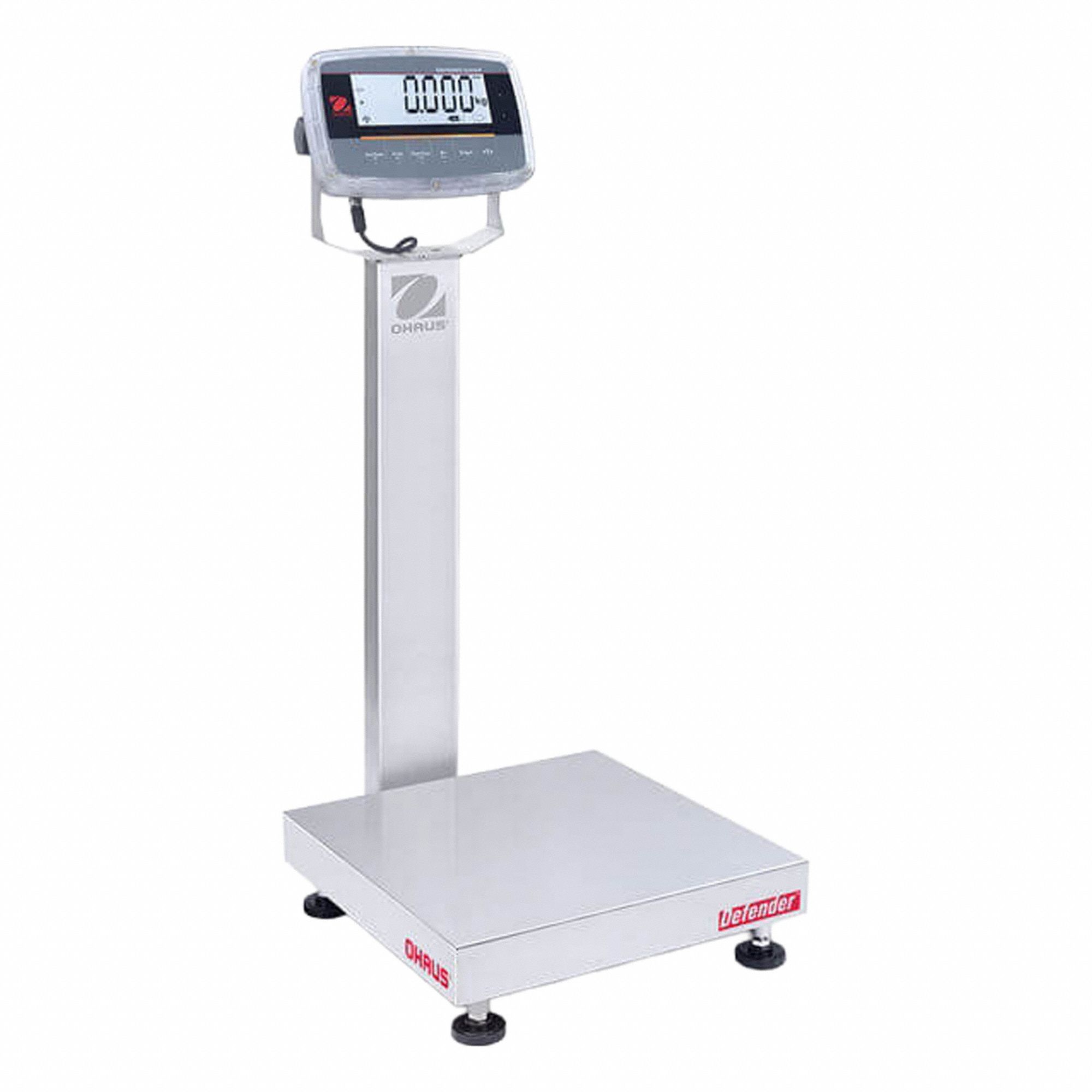OHAUS, 18 in x 18 in, IP68/IP69K, Industrial Bench Scale - 411MZ7 ...