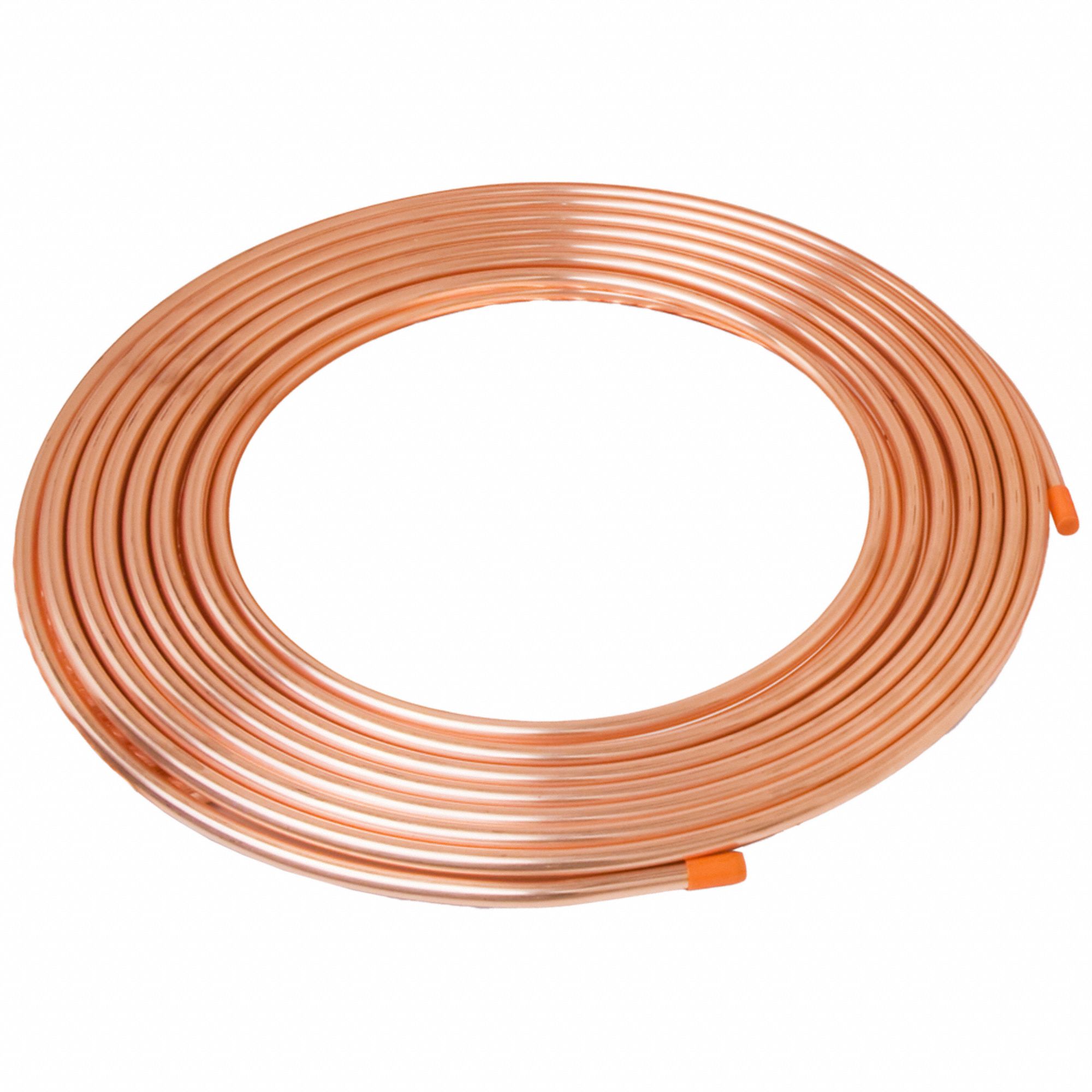 Tubing: Copper, 3/8 in, 50 ft, Coil