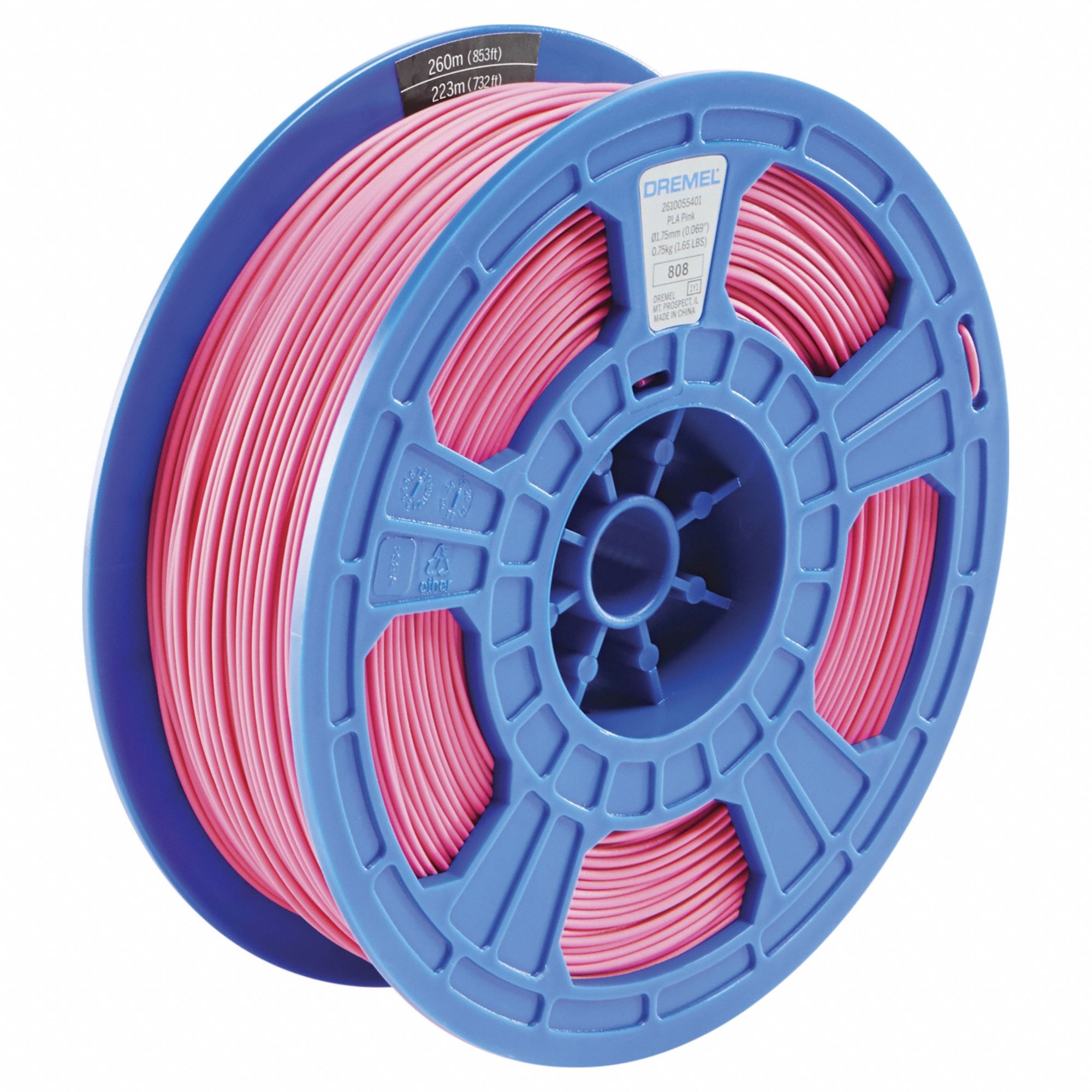 3D Printer Filament PLA 0.75 kg W Pink