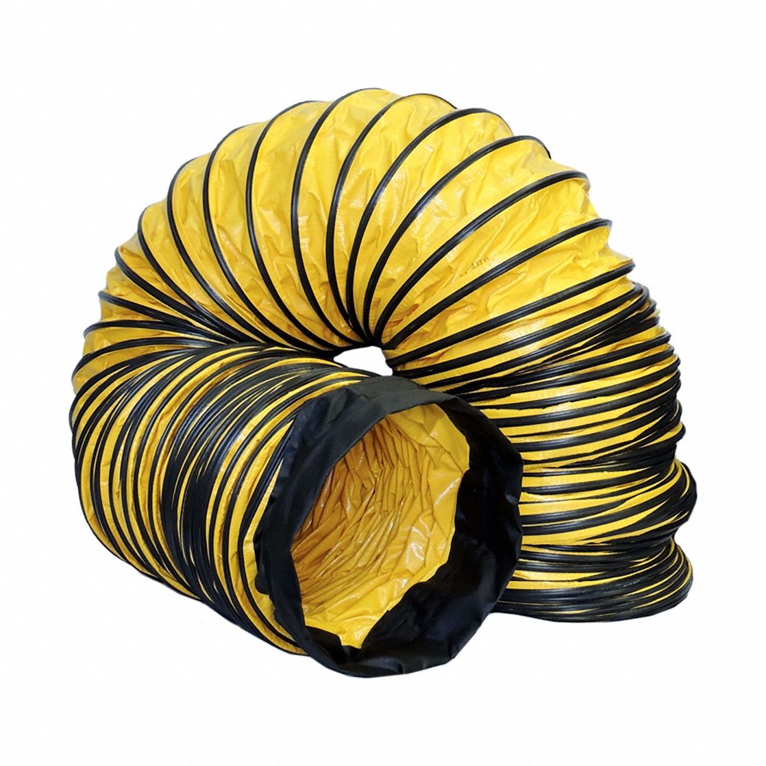 CONDUIT VENTILATION, 8 PO DIA, JAUNE