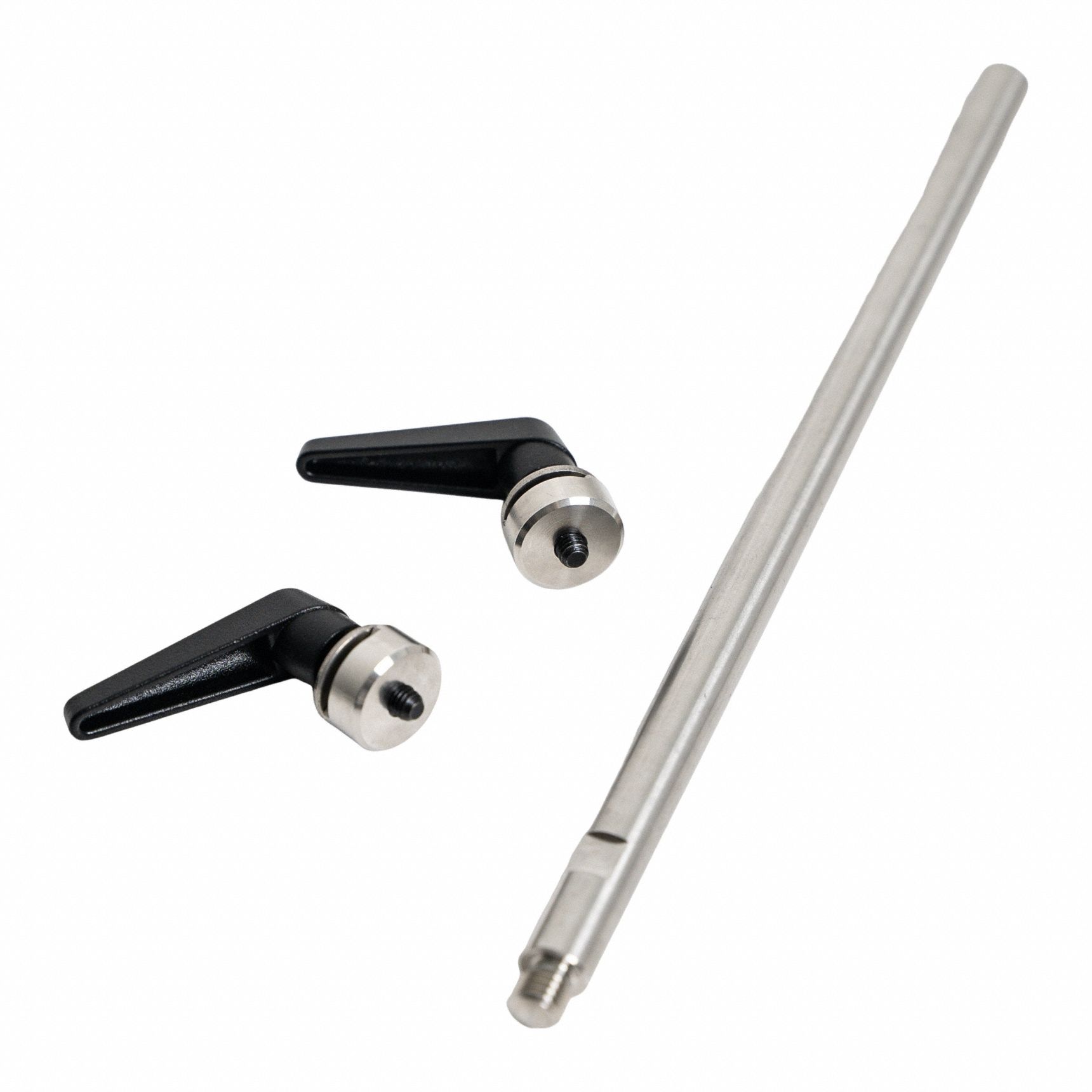 Support Rod Accessory Set: Stainless Steel, 250 mm Rod Lg (MPN 036110359). Key specifications — Product Type: E-Lift Accessories Set; Base Material: Stainless Steel; Includes: Rod and (2) clamping levers; Material: Stainless Steel; Brand: HEIDOLPH.