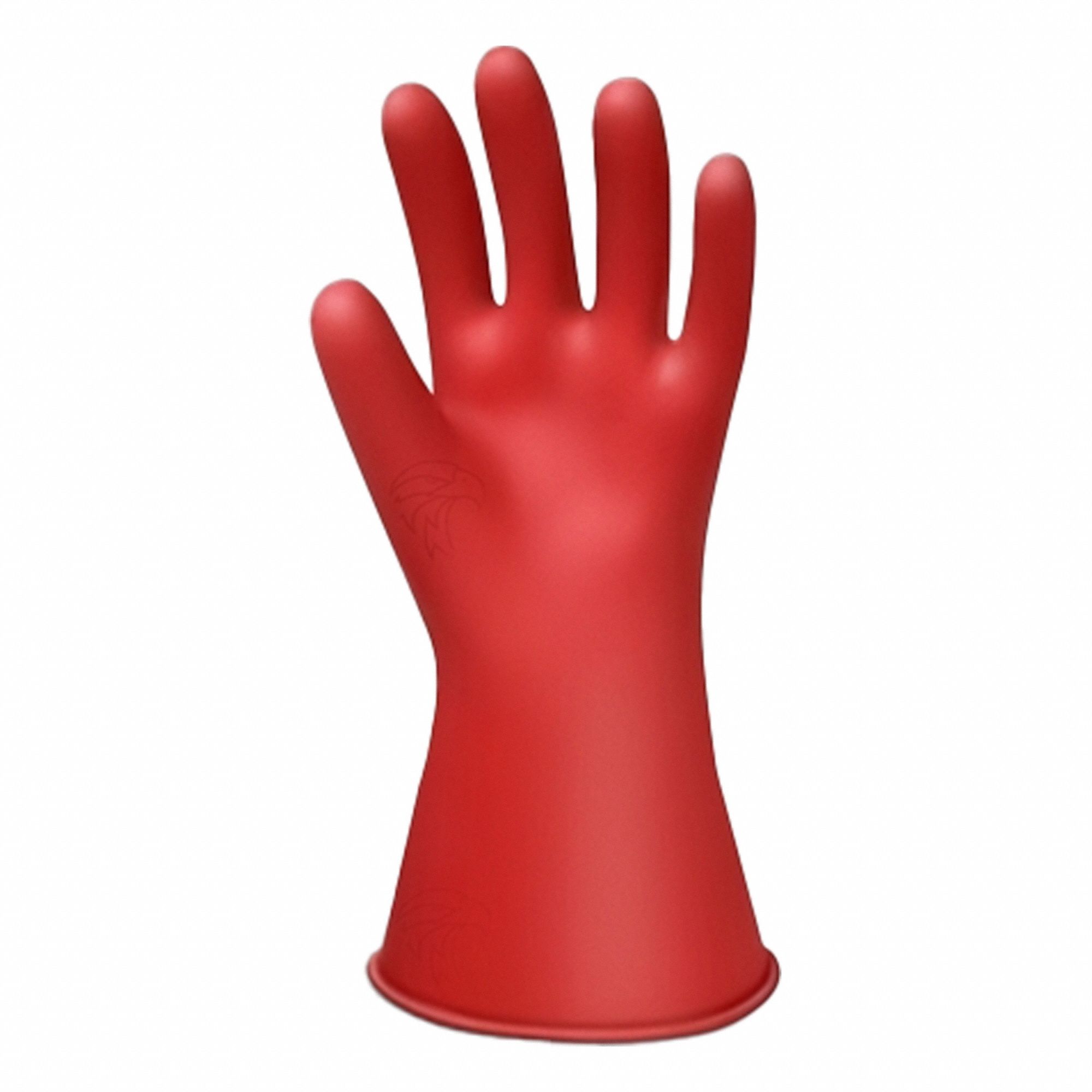 Electrical-Insulating Gloves: 1, 000V AC, 1, 500V DC, Red, 12 Size - Numeric, Type I, 1 PR