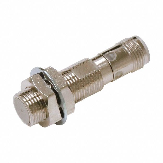 Inductive Cylindrical Proximity Sensor: Built-in Connector, Shielded, 3 Wires, M12, 10-30V DC