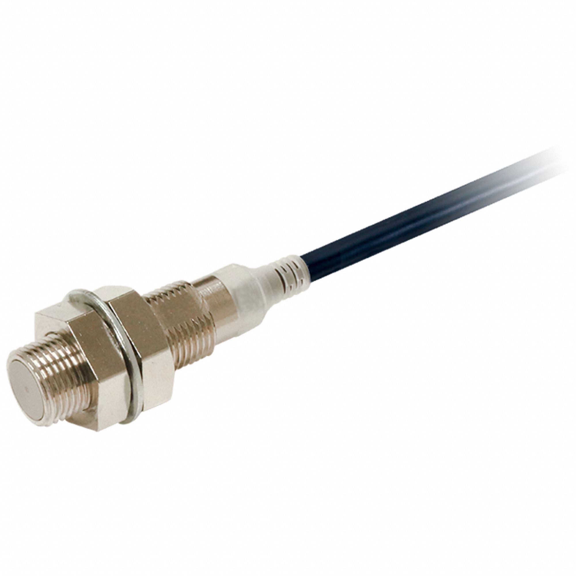Inductive Cylindrical Proximity Sensor: Built-in Connector, Shielded, 3 Wires, M12, 10-30V DC