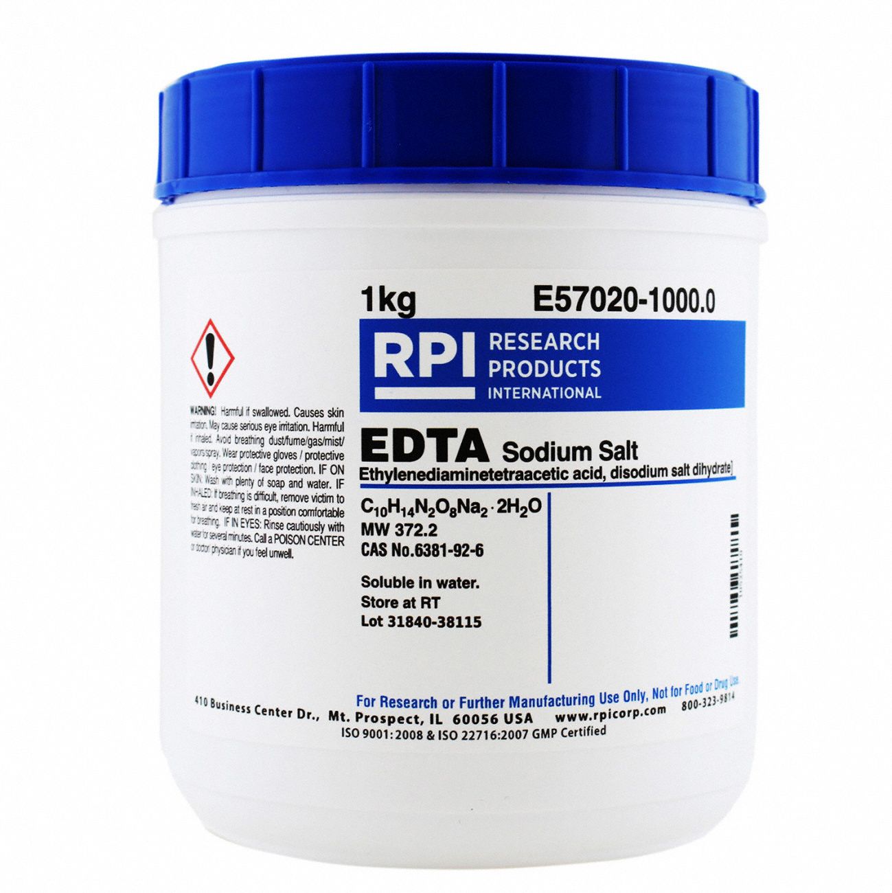 EDTA Disodium Salt, 1kg, Powder