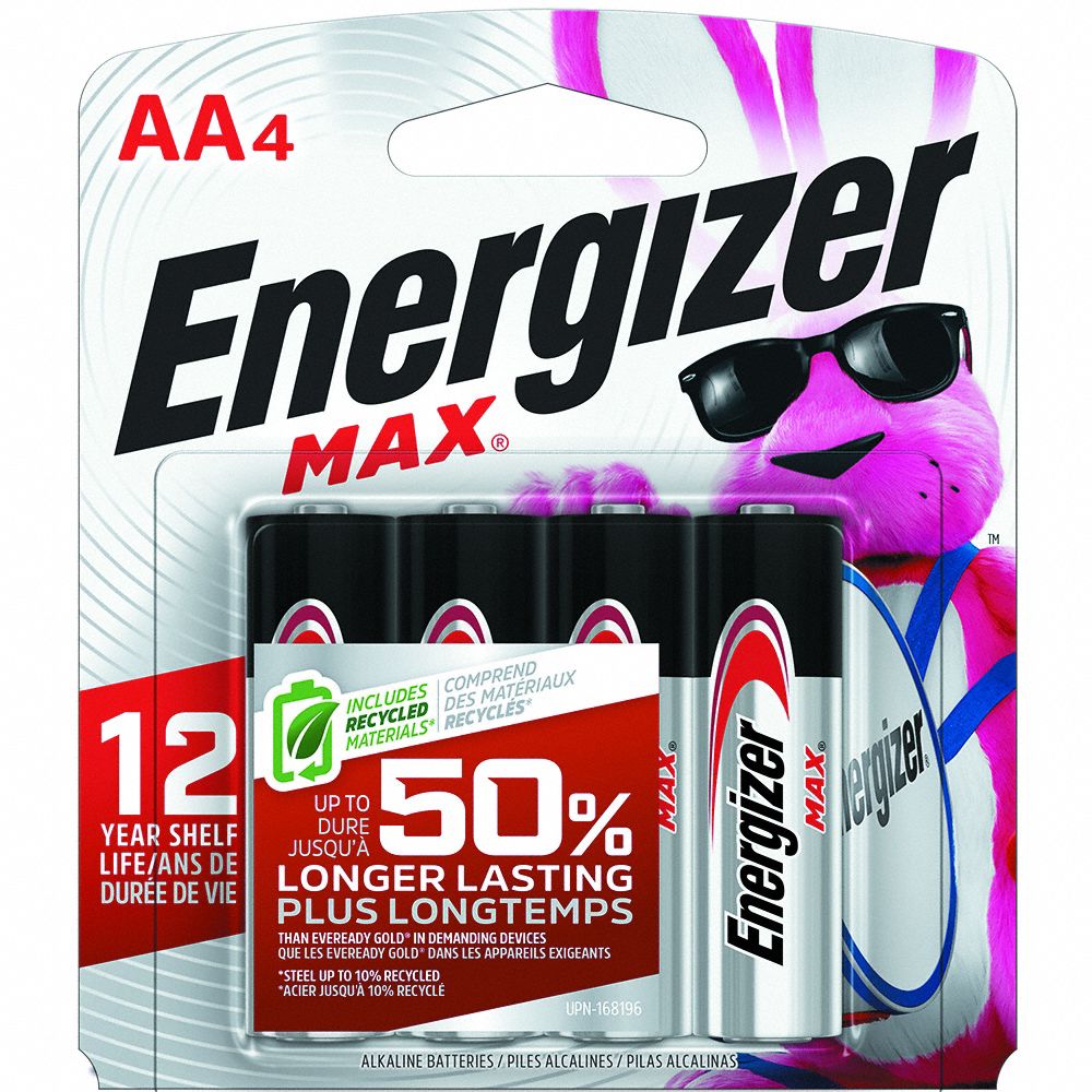PILE ALC ENERGIZER 1,5VAA 4PQT