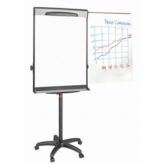 Mobile/Casters, 42 in Dry Erase Ht, Dry Erase Board 52XG93EA48062119