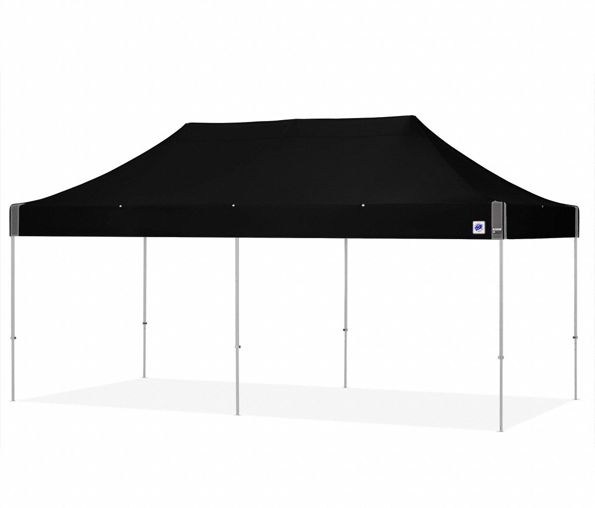 Canopy Tent: 20 ft Overall Lg, 10 ft Overall Wd, 11 3/8 ft Overall Ht, Anodized, Aluminum