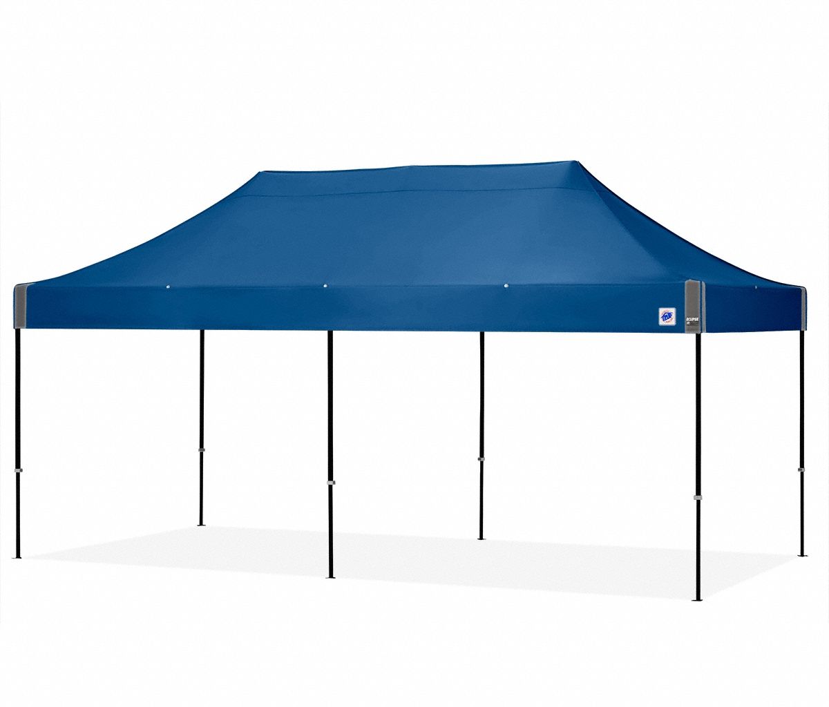 Canopy Tent: 20 ft Overall Lg, 10 ft Overall Wd, 11 3/8 ft Overall Ht, Powder Coated, Steel