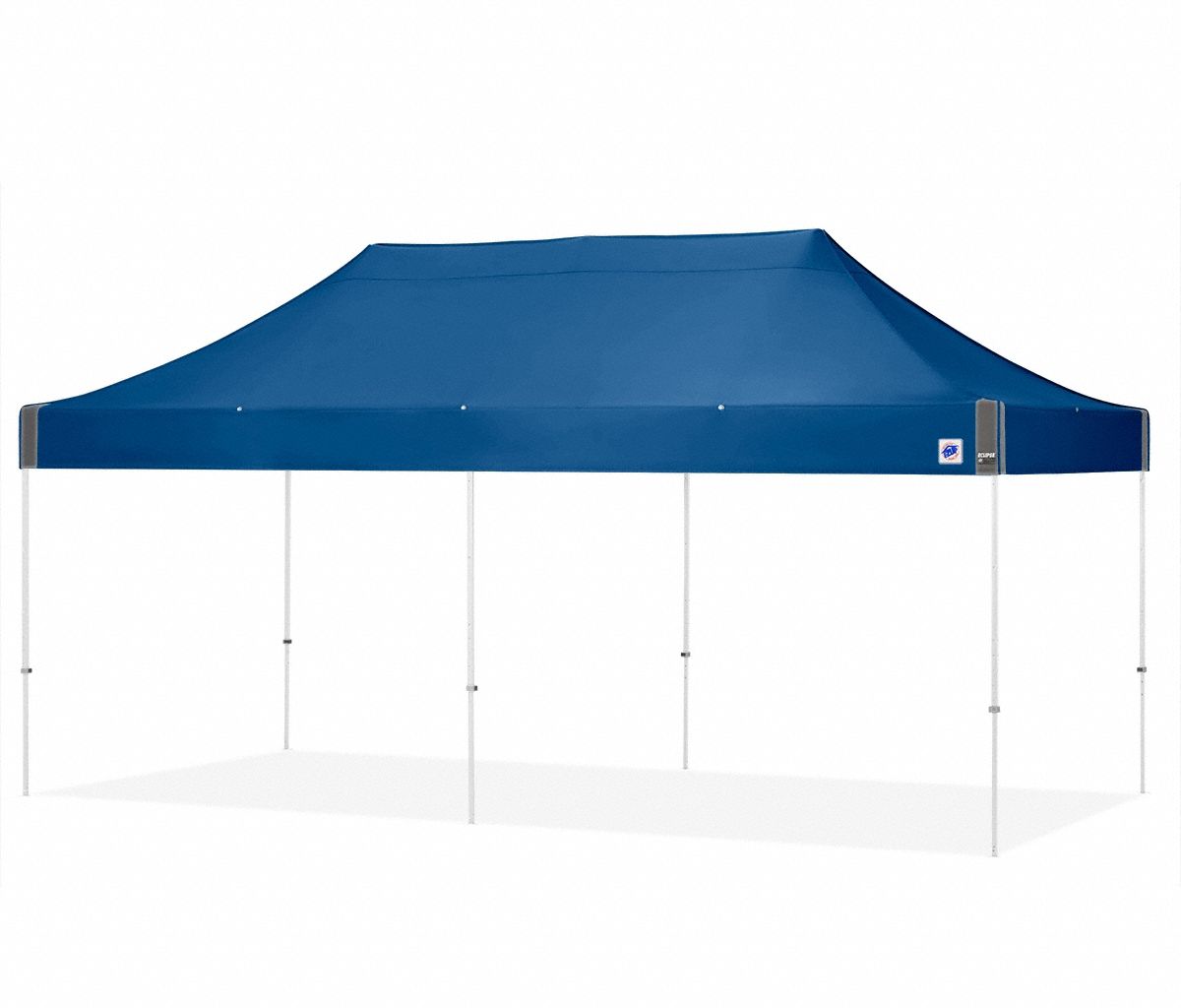 Canopy Tent: 20 ft Overall Lg, 10 ft Overall Wd, 11 3/8 ft Overall Ht, Powder Coated, Steel