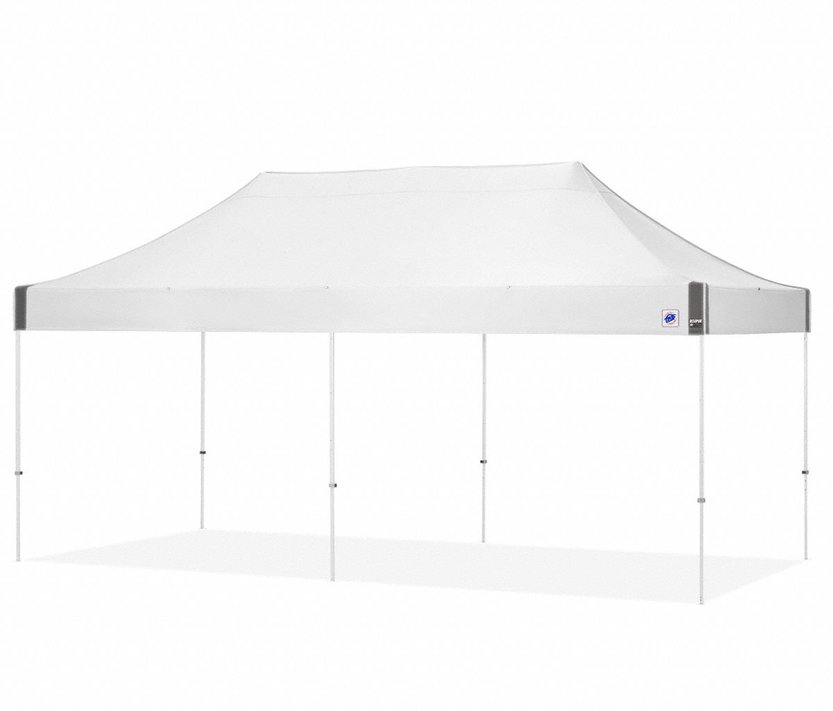 Eclipse Steel Shelter, 10x20 Ft., White Fr