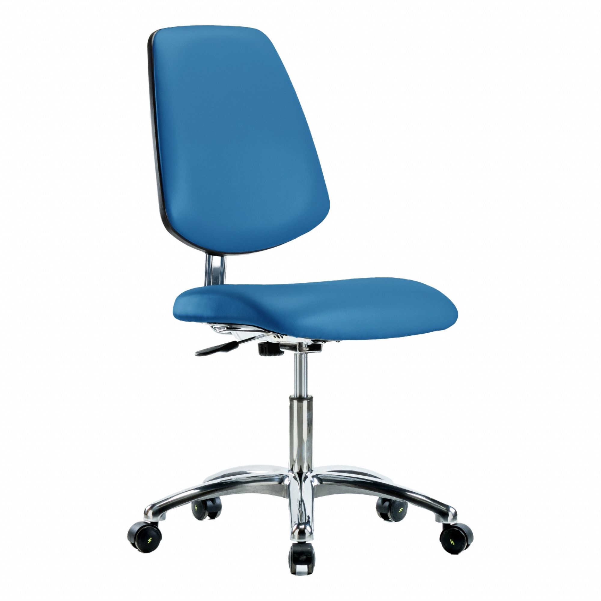 CR/ESD Chr, Desk, Med Back, Cstrs, Blue