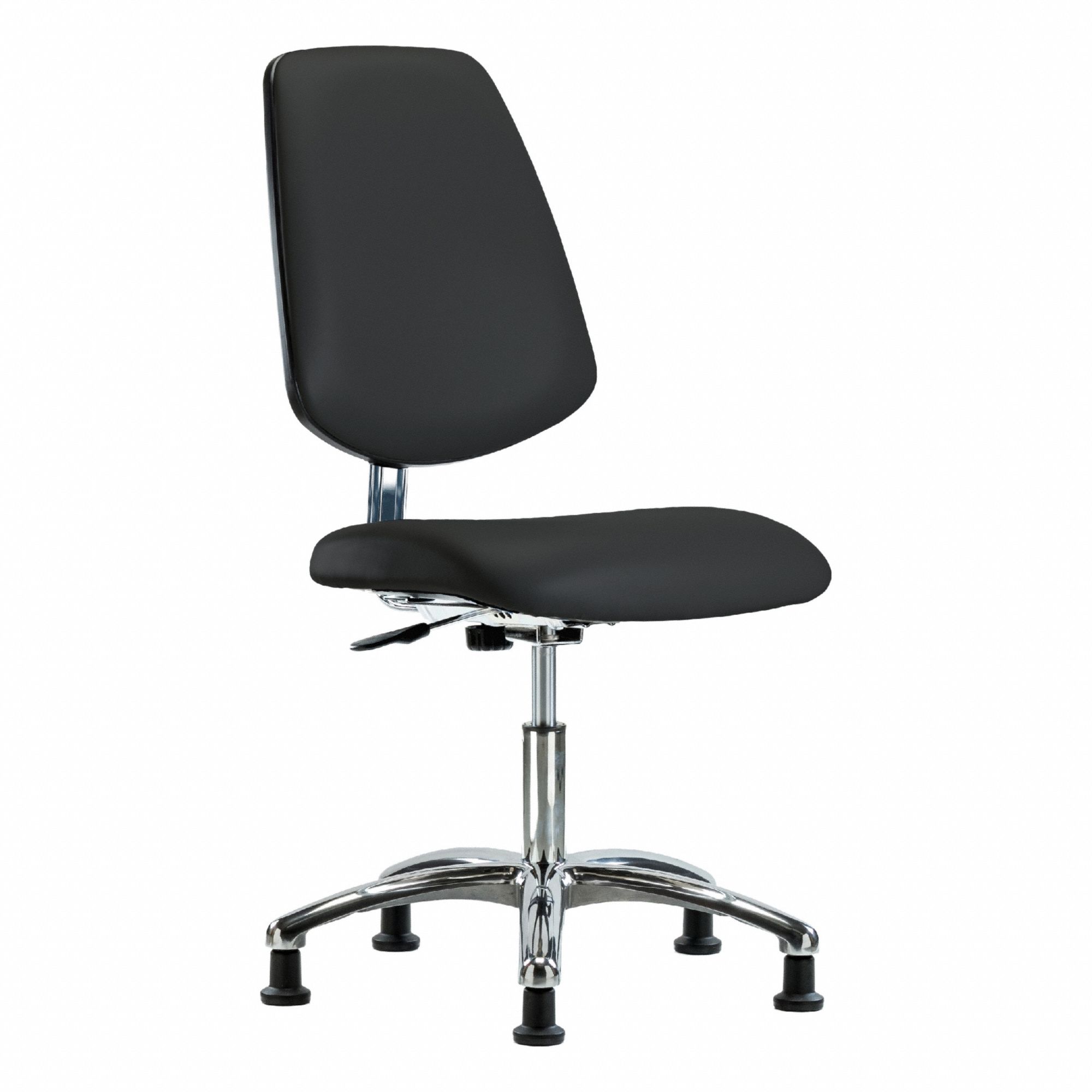CR/ESD Chr, Desk, Med Back, Glides, Blk