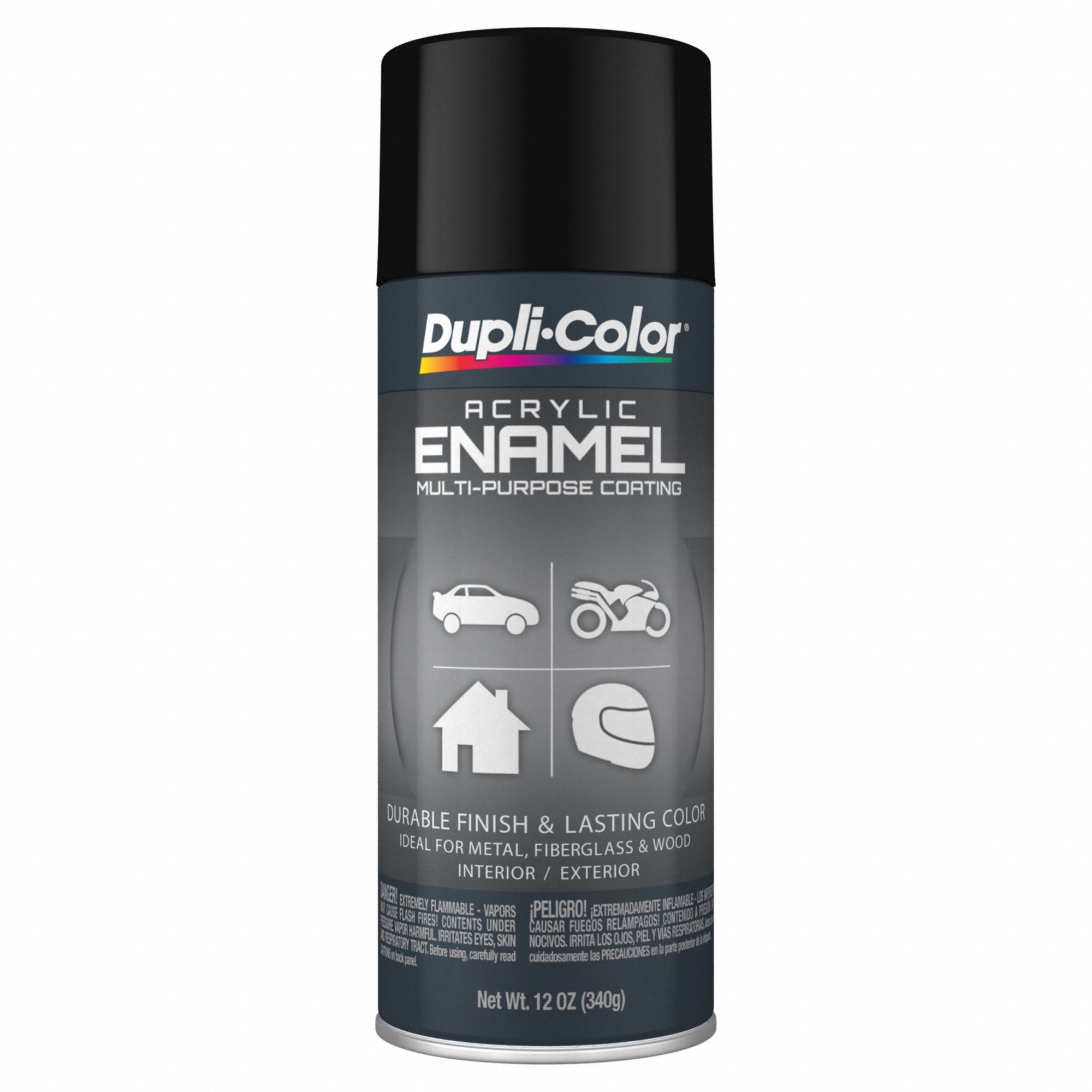 DUPLI-COLOR, Gen Purpose, Black, Automotive Coating - 801H10|EDA160307 ...