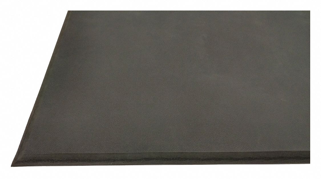 Edgewood Antifatigue Mat Rectangular Bevelled Edge Textured Surface