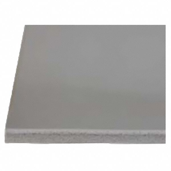 ANTI-FATIGUE MAT, ANTI-STATIC, PEBBLED, GREY, 50 X 4 FT X 1/8 IN, VINYL + PVC FOAM