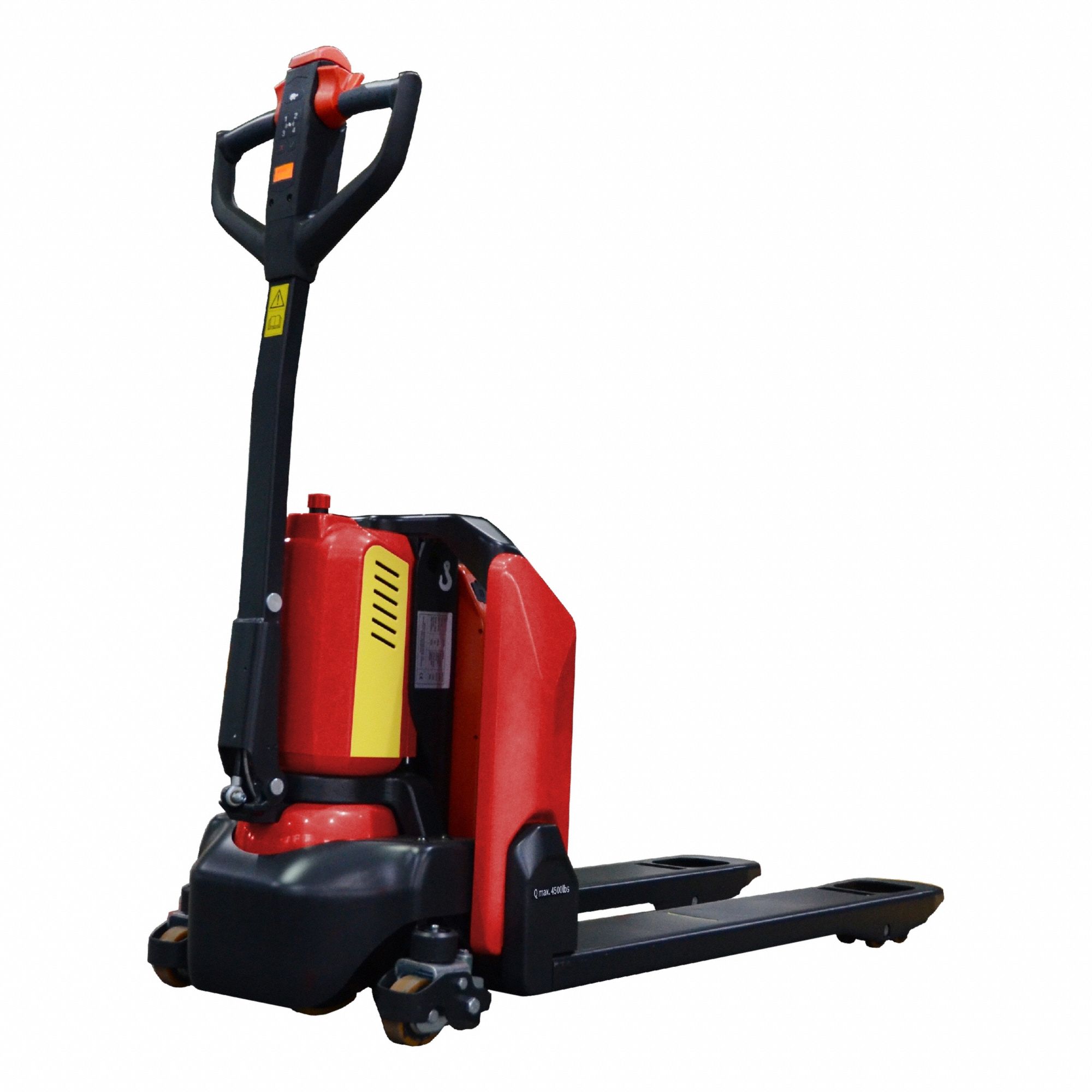 Electric Pallet Jacks: 4, 500 lb, 36 in L x 21 in W Fork Dim, 21 in, 10 in, Narrow Fork, Steel