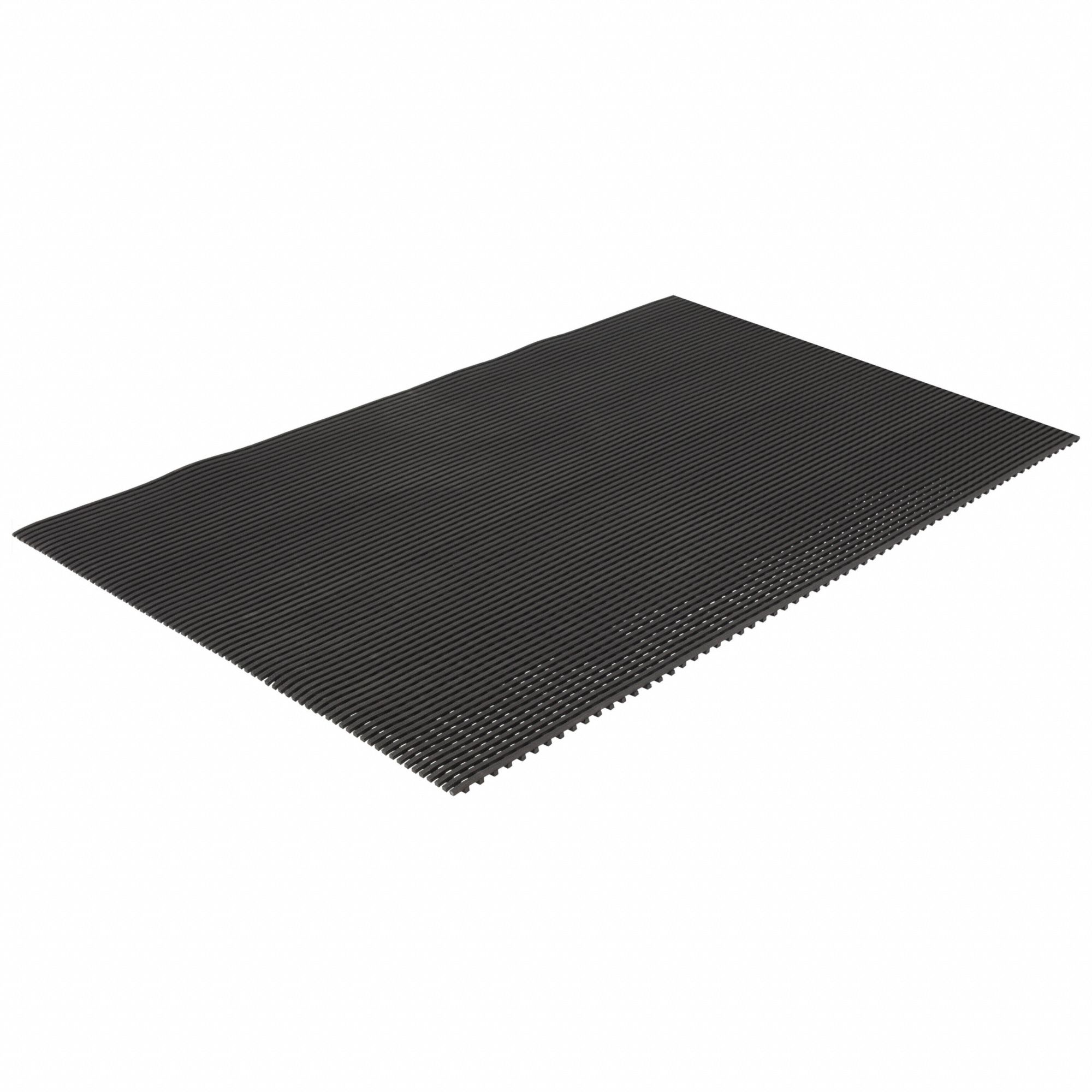 TAPIS ANTI-FATIGUE,ANTIDÉR,SURFACE DE GRILLE OUVERTE,NR,5 X 2 PI X 1/2 PO,VNYL