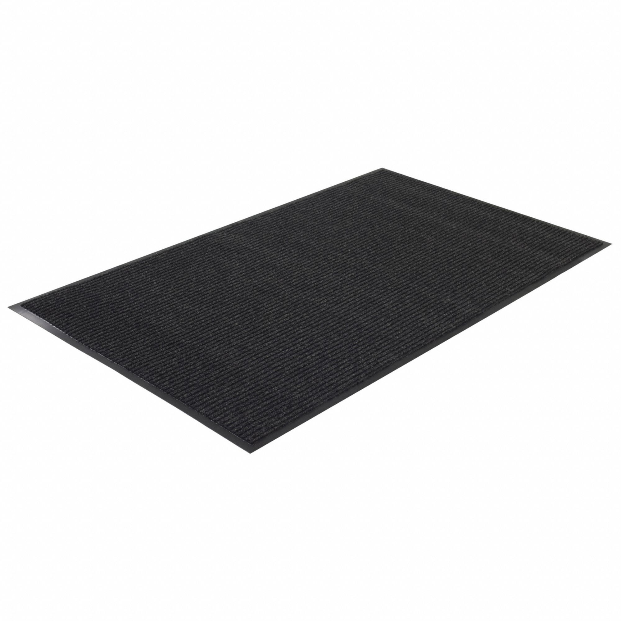 SCRAPER MAT, INDOOR, CHARCOAL, 8 X 4 FT X 1/4 IN, VINYL BACKED POLYPROPYLENE