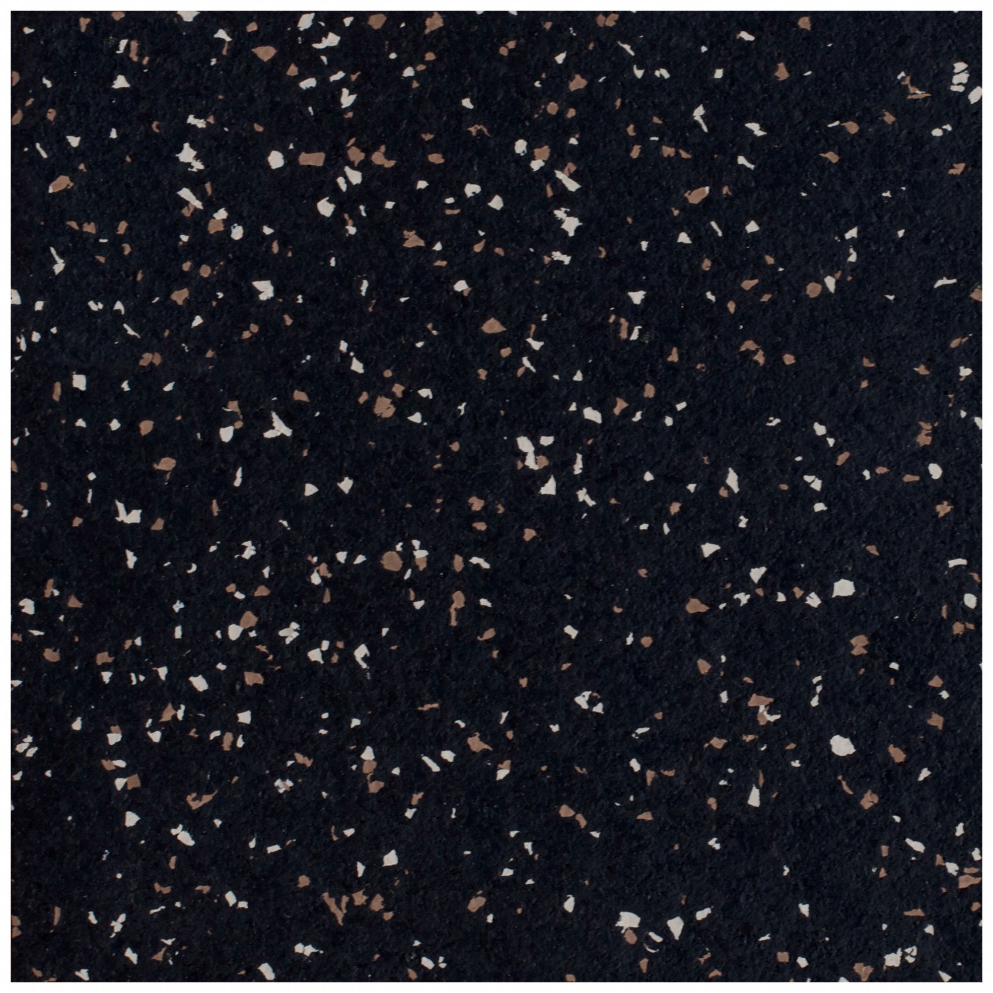 ATHLETIC TILE MAT, INTERLOCK, ANTIFATIGUE, SOLID, CENTRE, STRAIGHT, BROWN, 6 X 4 FT X 3/8 IN, RUBBER