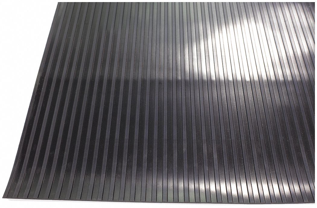 EDGEWOOD WIDE RIB 1/8IN RUBBER 4FTX75FT BLACK - 12864 - EDGWRS220400 ...