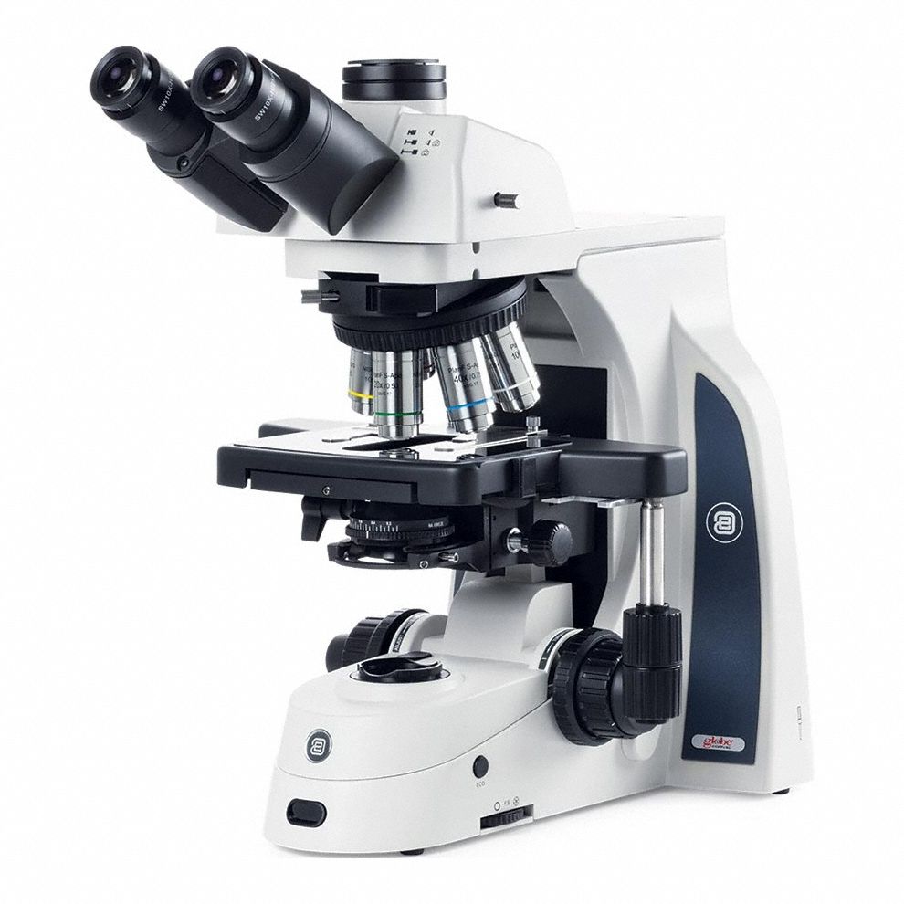 Microscope: Compound, Trinocular, 40X to 400X, Infinite, 400X, LED