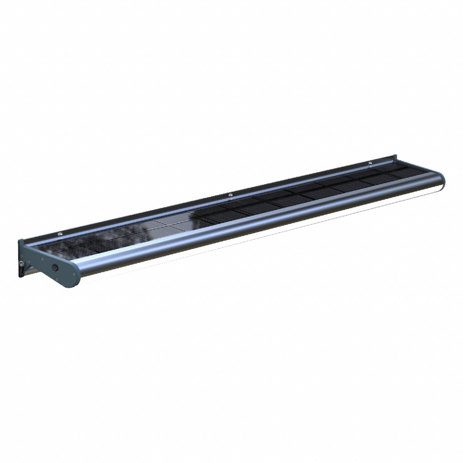 Floodlight: 2, 000 lm, 5000K, 20 W, Silver, Type II, 47 1/4 in Overall Lg