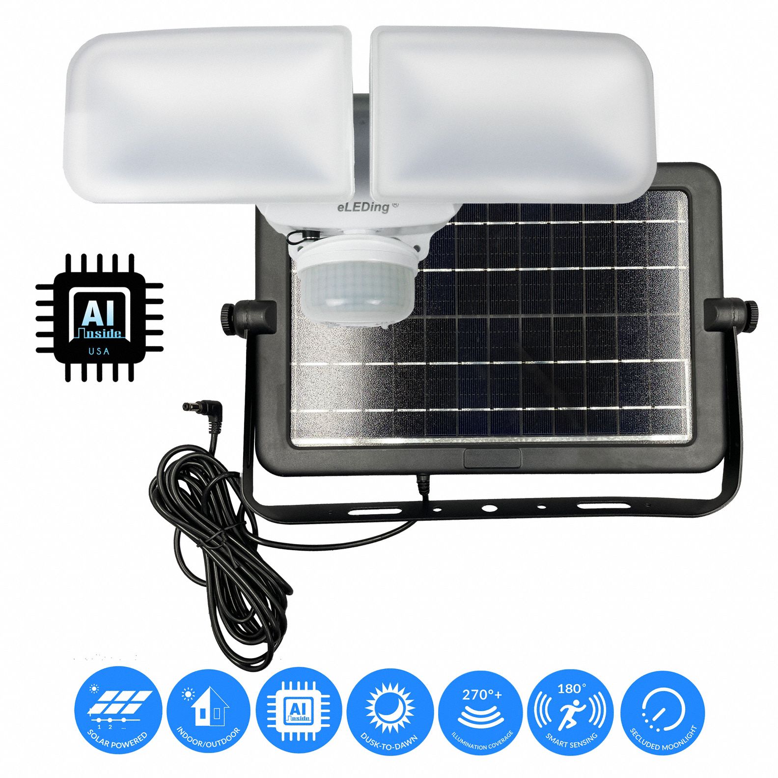 Security Light: 5000K,