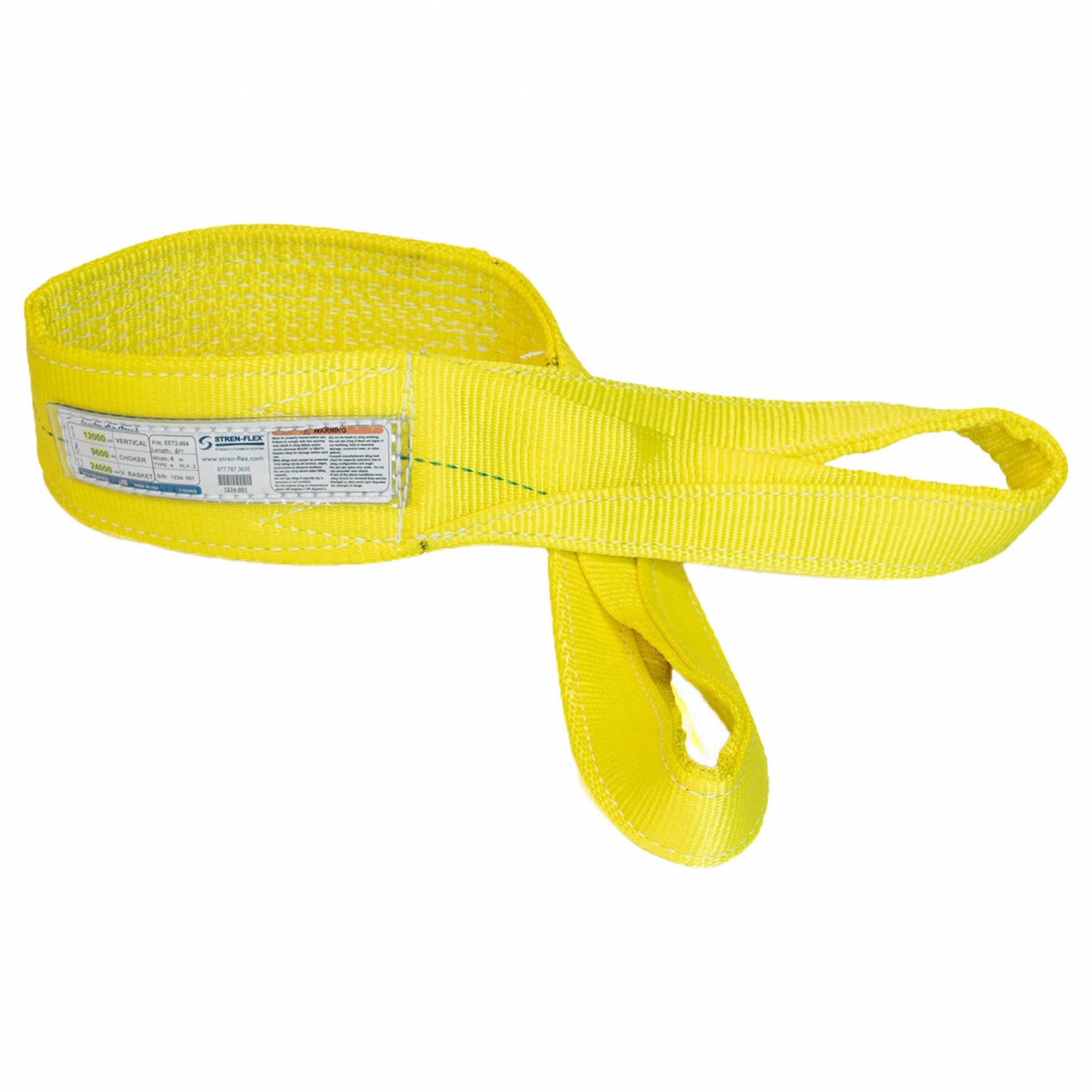 STRENFLEX, Type 4, Polyester,  Sling 816GM4EET2904PHV Grainger