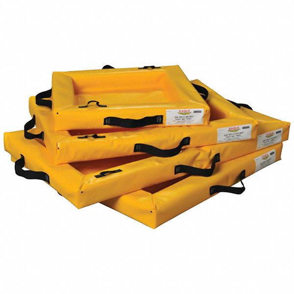 EAGLE SPILL TRAY,4 IN.H X 24 IN.L X 24 IN.W Drip Pans and Spill Containment Trays EGLT8001