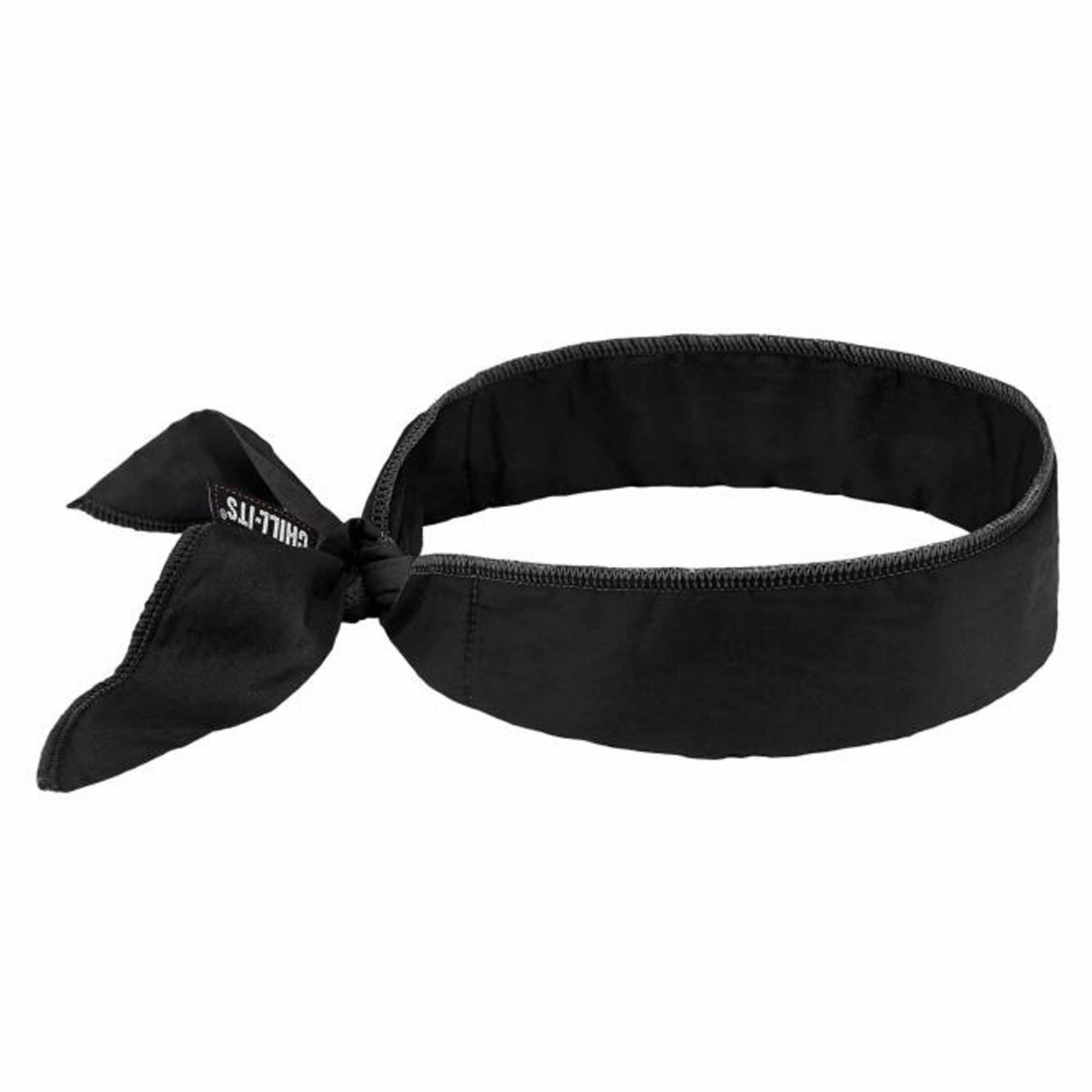COOLING 6702 BANDANA, BLACK, UNIVERSAL, POLY/COTTON, EVAPORATIVE, UP TO 4 HR, 12 PK