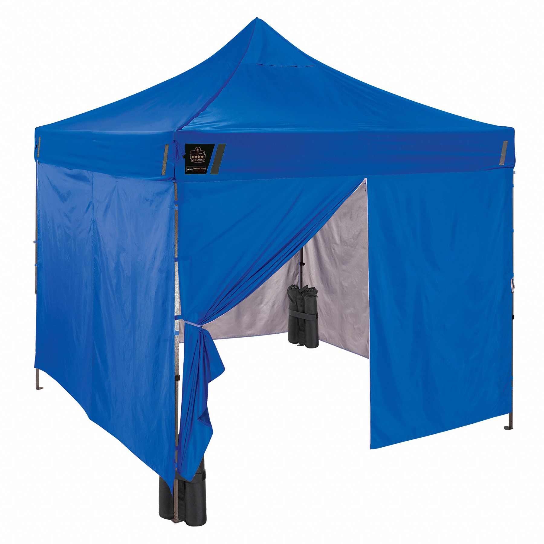 ENCLOSED POP-UP TENT KIT,BLUE,SINGLE