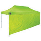 SIDEWALL, FOR SHAX 6015 POP-UP TENT, FIRE-RETARDANT, LIME, 20 X 10 FT, POLYESTER/PUR COATING