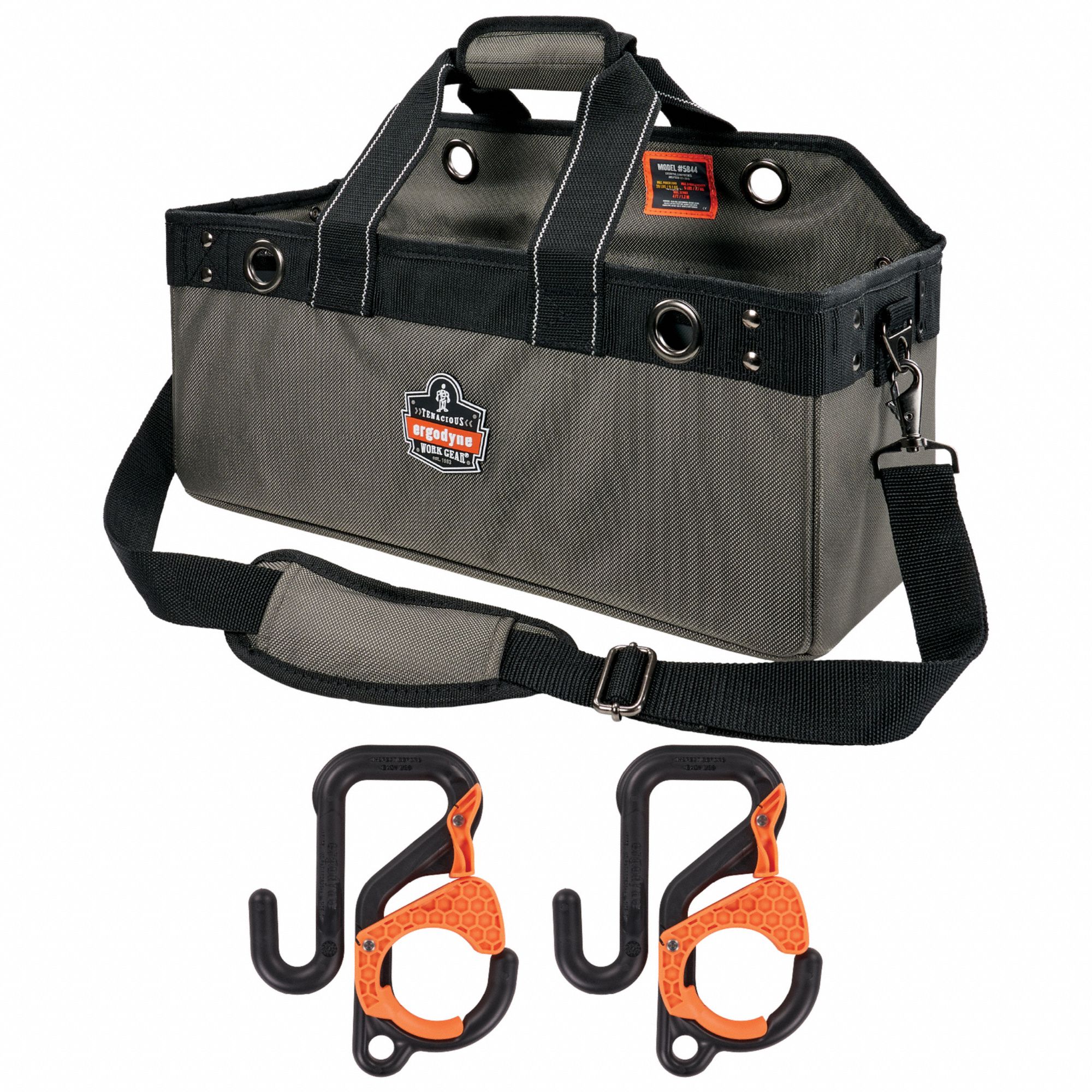 BUCKET TRUCK TOOL BAG W/HOOKS KIT,L