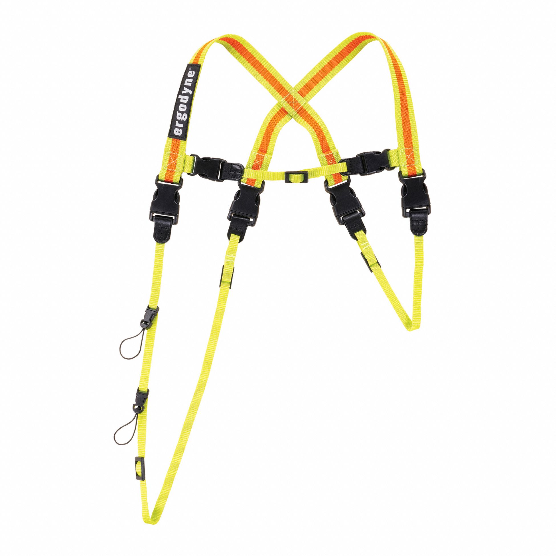 Barcode Scanner Lanyard Harness,Lime,XL