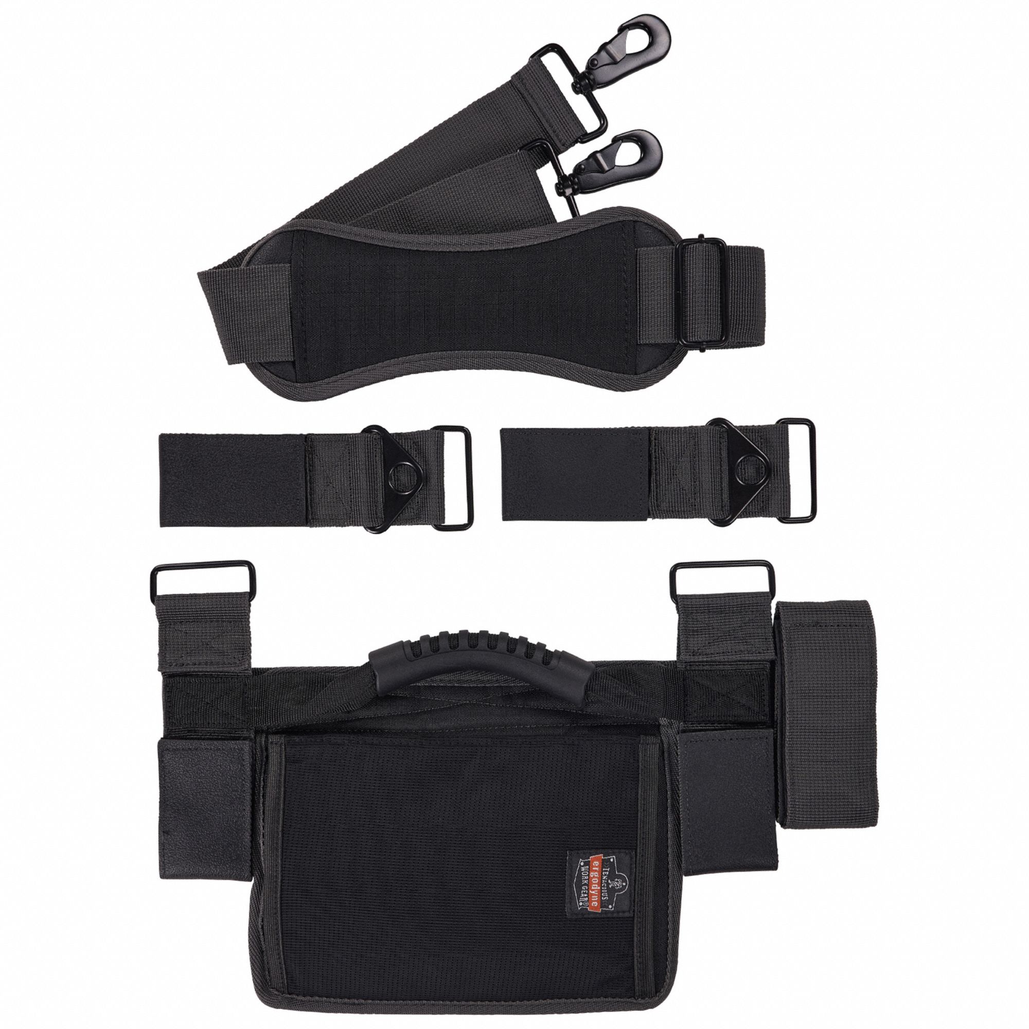 LIFTING AND MOVING STRAP, BLACK, IRON, PROPYLENE