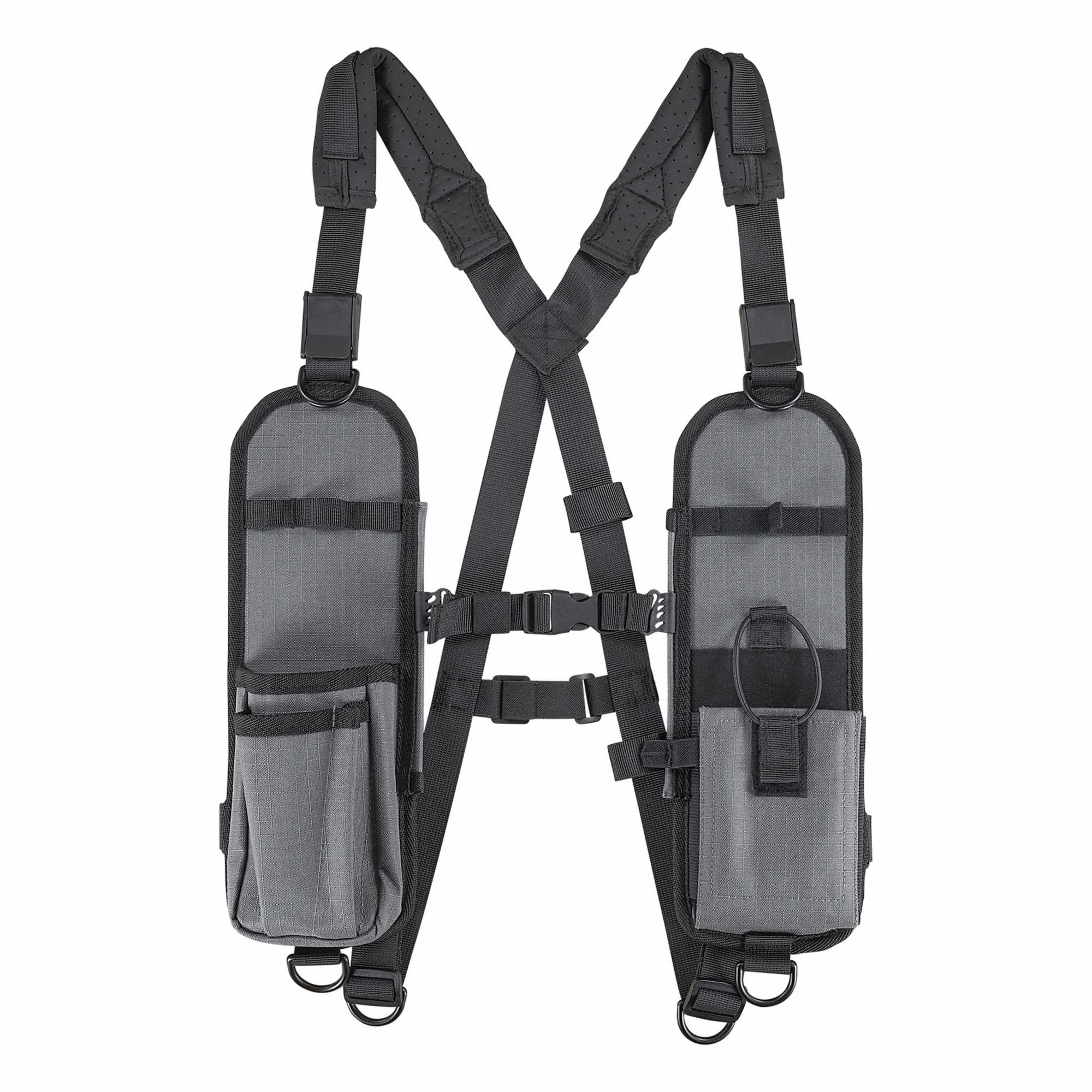 DUAL SHOULDER RADIO HOLSTER,GRAY,