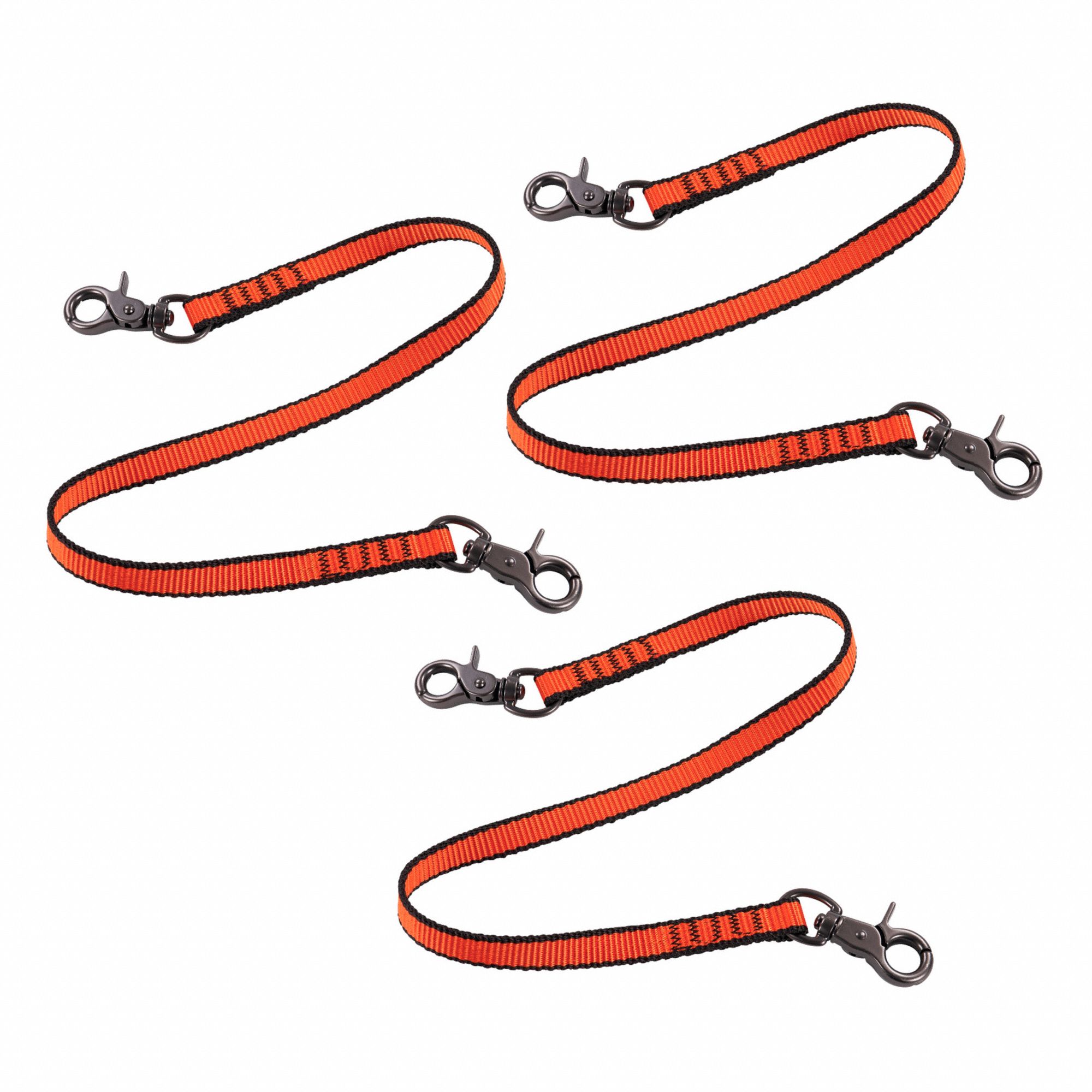 WEB LANYARD DUAL TRIGGER HOOKS,ORANGE,M