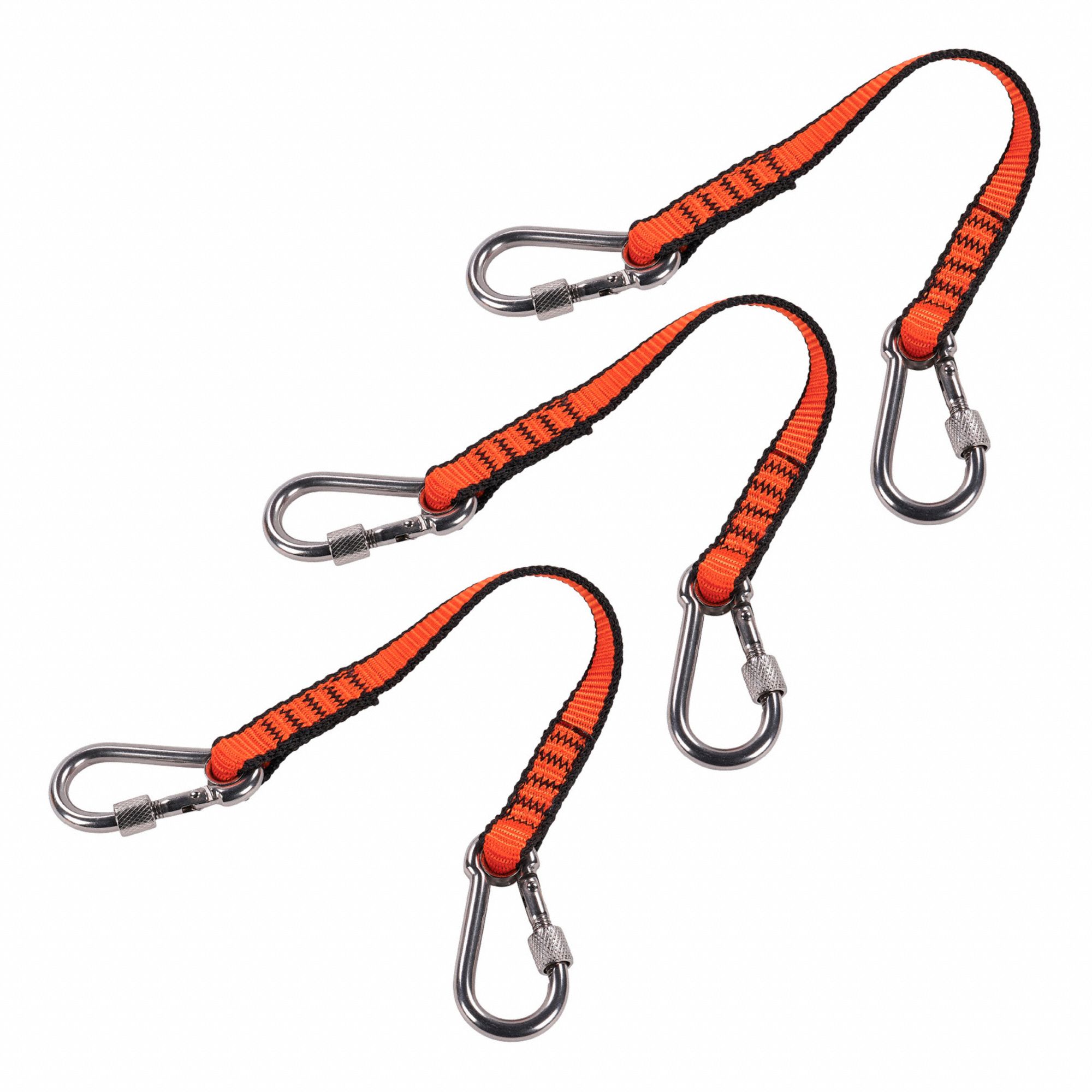 WEB LANYARD WITH DUAL SCREWGATE CARABINE